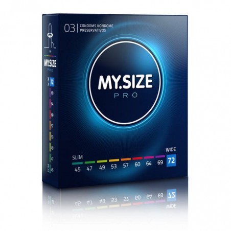 MY.SIZE Pro 72 mm 3 szt. - prezerwatywy