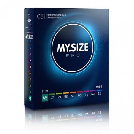 MY.SIZE Pro 45 mm 3 szt. - prezerwatywy