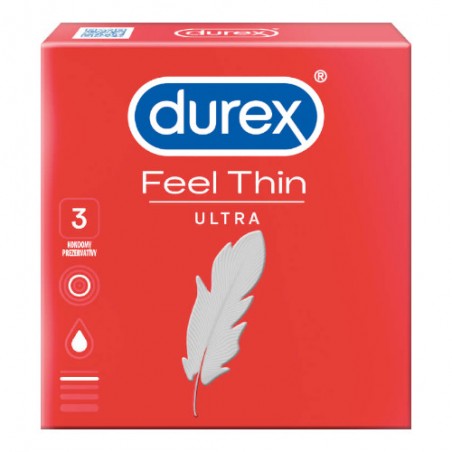 Durex Feel Thin Ultra 3 szt. - prezerwatywy