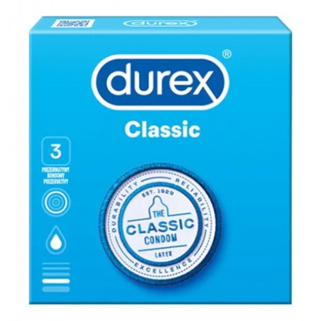 Durex Classic 3 szt. - prezerwatywy