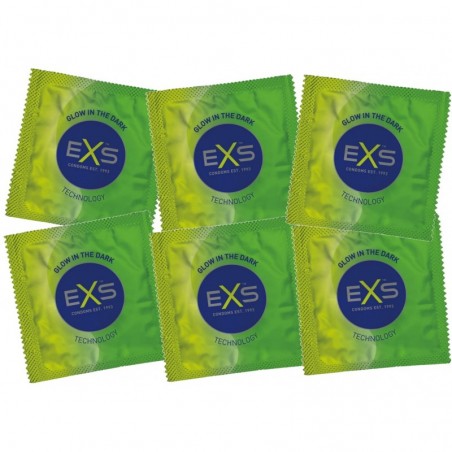 EXS Glow 16 szt. - prezerwatywy