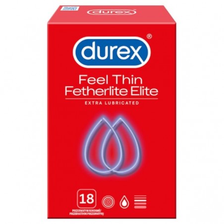 Durex Feel Thin Fetherlite Elite 18 szt. - prezerwatywy