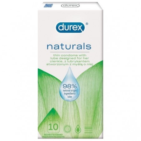Durex Naturals 10 szt. - prezerwatywy