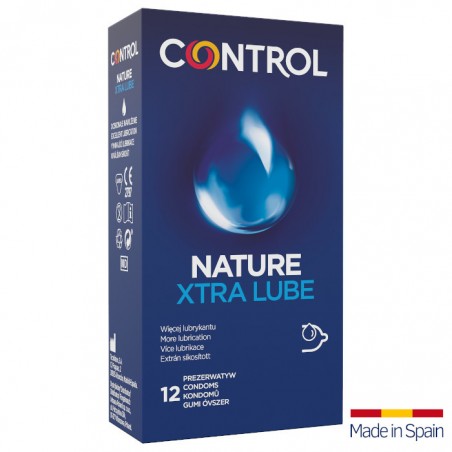 Control Nature Xtra Lube 12 szt. - prezerwatywy ekstra nawilżane
