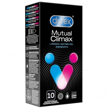 Durex Mutual Climax Pleasure 10 szt. - prezerwatywy