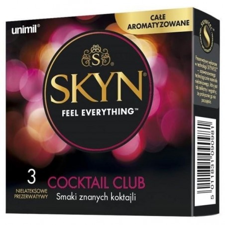 Unimil SKYN Cocktail Club 3 szt. - prezerwatywy