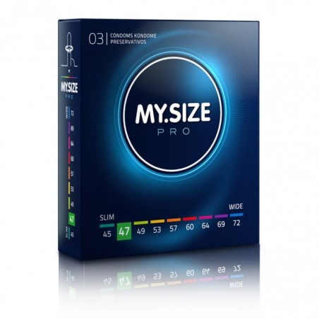 MY.SIZE Pro 47 mm 3 szt. - prezerwatywy