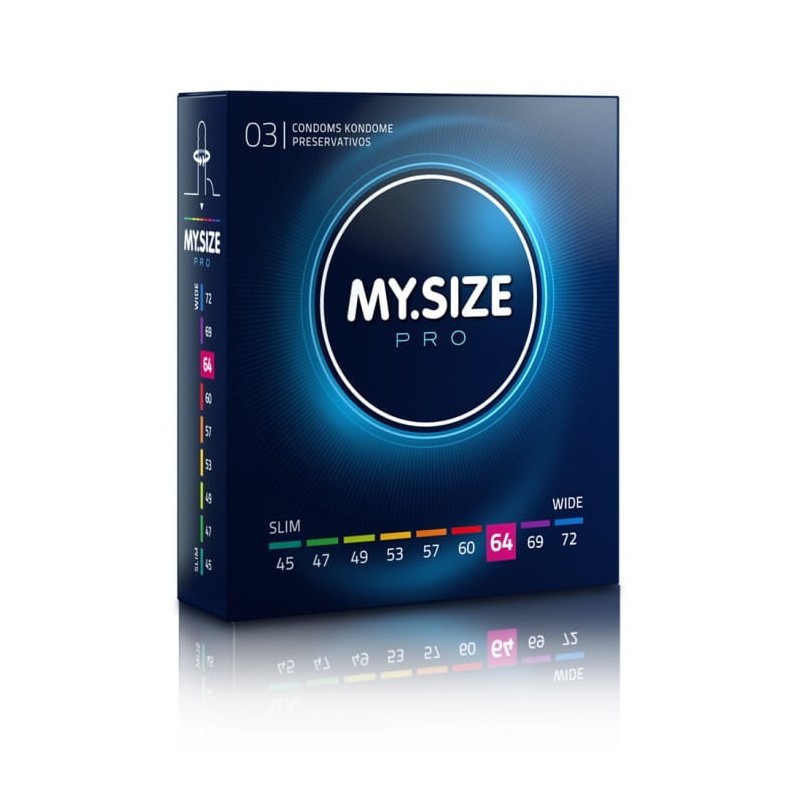 MY.SIZE Pro 64 mm 3 szt. - prezerwatywy