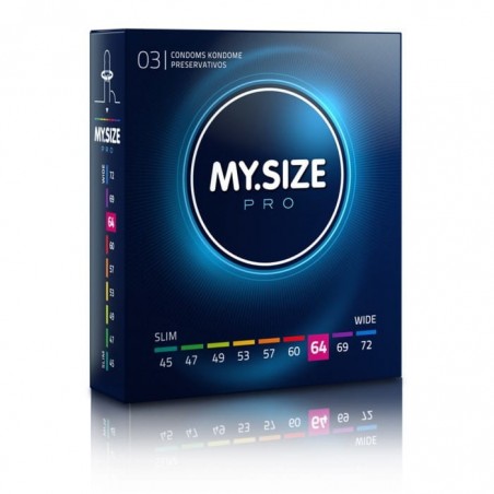 MY.SIZE Pro 64 mm 3 szt. - prezerwatywy