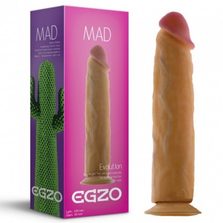 Duże dildo z przyssawką EGZO Mad Cactus